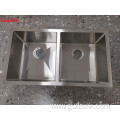 Undermounted farmhouse double deep bowl kitchen sink